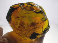 Load image into Gallery viewer, Yellow - Deep / Dynamic Heliodor Traditional Andara Crystal 558g