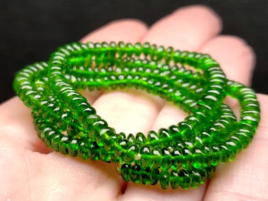 Diopside - Chrome Green EO+ 3.5-5mm 19inch