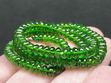Diopside - Chrome Green EO+ 5+mm 16.5inch