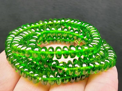 Diopside - Chrome Green EO+ 5.5-6.5mm 19inch