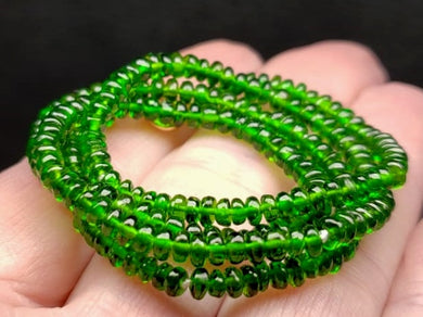 Diopside - Chrome Green EO+ 3-4mm 17inch