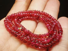 Load image into Gallery viewer, Spinel - Dark Pink VN 3-5mm 18.5inch