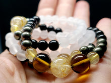Load image into Gallery viewer, EMF Protection with Andara Crystal 6-10mm 31.2ct RutQ 24inch