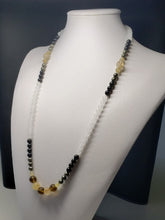 Load image into Gallery viewer, EMF Protection with Andara Crystal 6-10mm 38.4ct RutQ 26inch