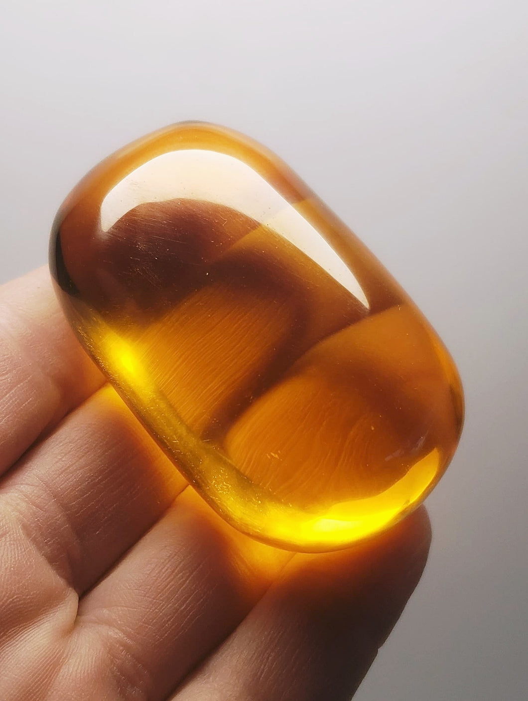 Yellow  - Golden Andara Crystal Hand Piece 102g