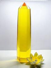 Load image into Gallery viewer, Yellow (Golden) Andara Crystal Generator 11 inch
