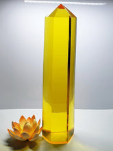 Load image into Gallery viewer, Yellow (Golden) Andara Crystal Generator 11 inch