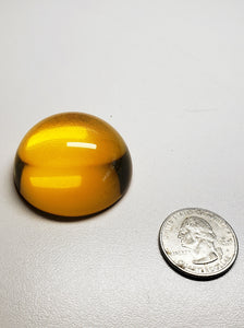 Yellow - Golden Andara Crystal Cabochon 40mm