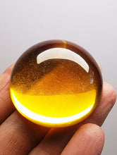 Load image into Gallery viewer, Yellow - Golden Andara Crystal Cabochon 40mm