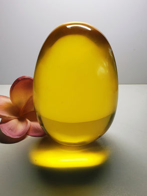 Yellow - Golden Andara Crystal Egg / Lingam