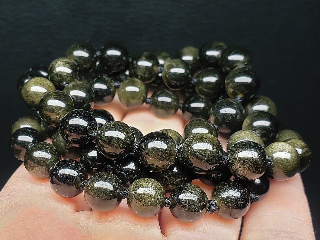 Golden Sheen Obsidian EO++ 8+mm 24.5inch