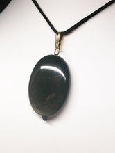 Load image into Gallery viewer, Obsidian - Golden Sheen Therapeutic Pendant C