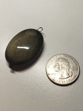 Load image into Gallery viewer, Obsidian - Golden Sheen Therapeutic Pendant C