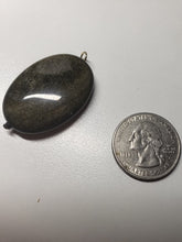 Load image into Gallery viewer, Obsidian - Golden Sheen Therapeutic Pendant E