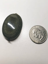 Load image into Gallery viewer, Obsidian - Golden Sheen Therapeutic Pendant F