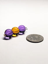 Load image into Gallery viewer, Golden Violet Healing Flame Andara Crystal Pendant 12mm