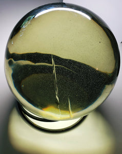 "AS IS" Gold - Light Andara Crystal Sphere 10inch