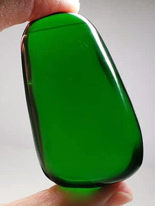 Green - Deep Andara Crystal Hand Piece 104g