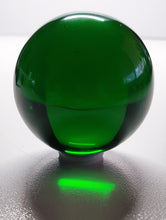 Load image into Gallery viewer, Green - Deep Andara Crystal Sphere 1.75inch