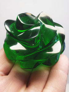 Green Andara Crystal Rose