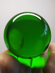 Green Andara Crystal Sphere 2.25inch