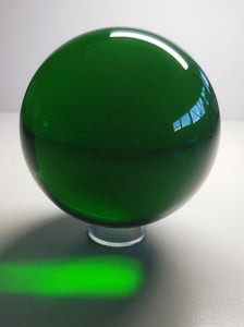 Green - Deep Andara Crystal Sphere 3.75 inch