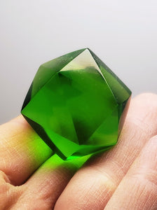 Green Andara Crystal Icosahedron 40g