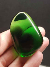 Load image into Gallery viewer, Green - Deep Andara Crystal Hand Piece 60g