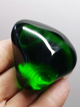 Load image into Gallery viewer, Green - Deep Andara Crystal Hand Piece 82g