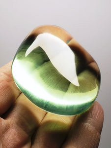 Green / Light Emerald Shift Andara Crystal Hand Piece 84g