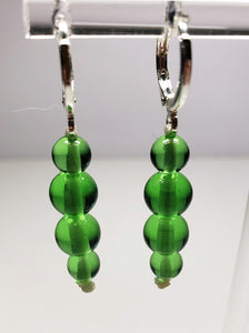 Green Andara Crystal Earrings