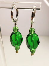 Load image into Gallery viewer, Green Andara Crystal Earrings*