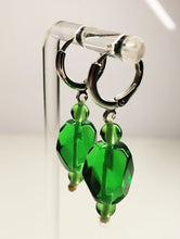 Load image into Gallery viewer, Green Andara Crystal Earrings*