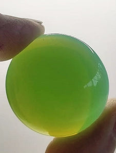 Opalescence - Green Andara Crystal Cabochon 30mm