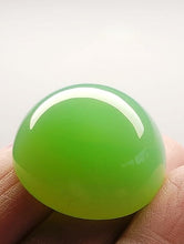 Load image into Gallery viewer, Opalescence - Green Andara Crystal Cabochon 30mm
