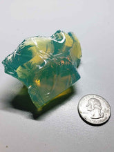 Load image into Gallery viewer, Opalescence - Green Traditional Andara Crystal 80g