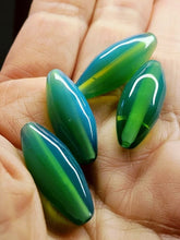 Load image into Gallery viewer, Opalesence - Green Andara Crystal 15.5 x 10mm Beads