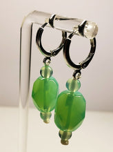 Load image into Gallery viewer, Opalesence - Green Andara Crystal Earrings*