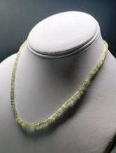 Load image into Gallery viewer, Sapphire - Green EO 2.5-4mm 16.25inch 42.5ct
