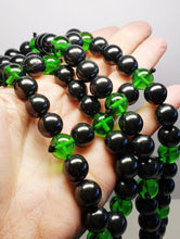 Load image into Gallery viewer, Shungite with Green Andara Crystal Spinal Mat