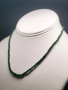 Tourmaline - Green EO+ 2.5-4mm 16inch