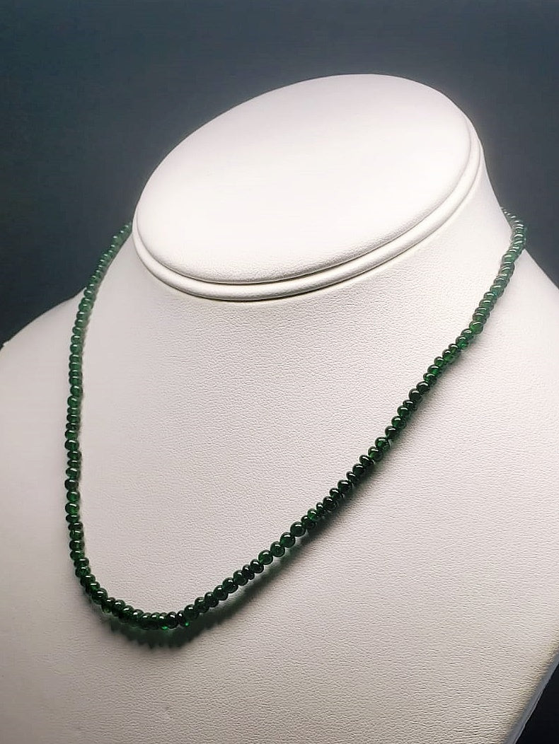 Tourmaline - Green EO+ 2.5-4mm 16inch