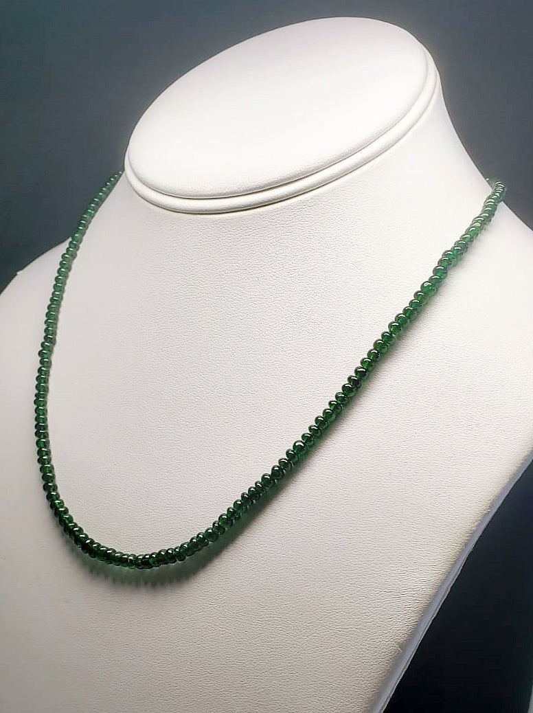 Tourmaline - Green EO+ 2.5-4.5mm 17.75inch