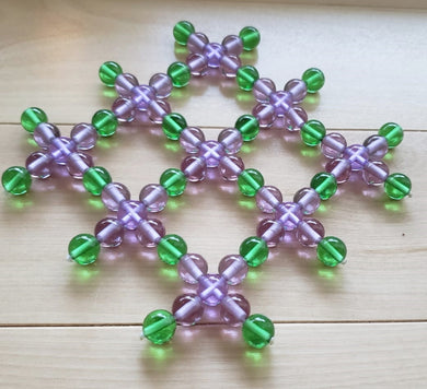 Green Violet Healing Flame Andara Crystal Mini Mat