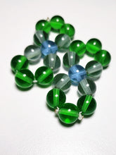 Load image into Gallery viewer, Green Violet Flame Andara Crystal Healing Tool PAIR