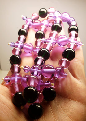 Green Violet Healing Flame Andara Crystal Band
