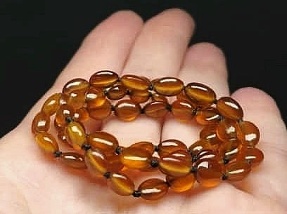 Hessonite EO++ 4x5-6x7.4mm 18inch