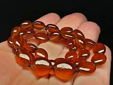 Hessonite EO++ 5.2x6.2-9x11mm 15inch