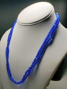 Indigo Andara Crystal Infinity Necklace