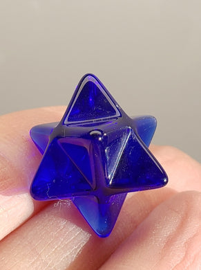 Indigo Andara Crystal Merkaba 15mm